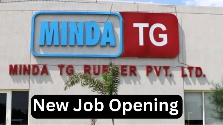 TG MINDA Rubber Company Job Vacancy 2024