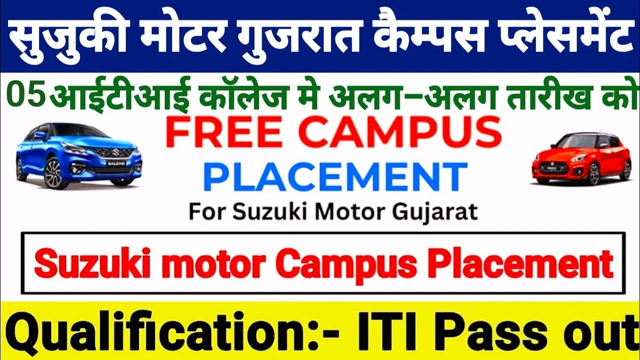 Suzuki Motor Campus Placement